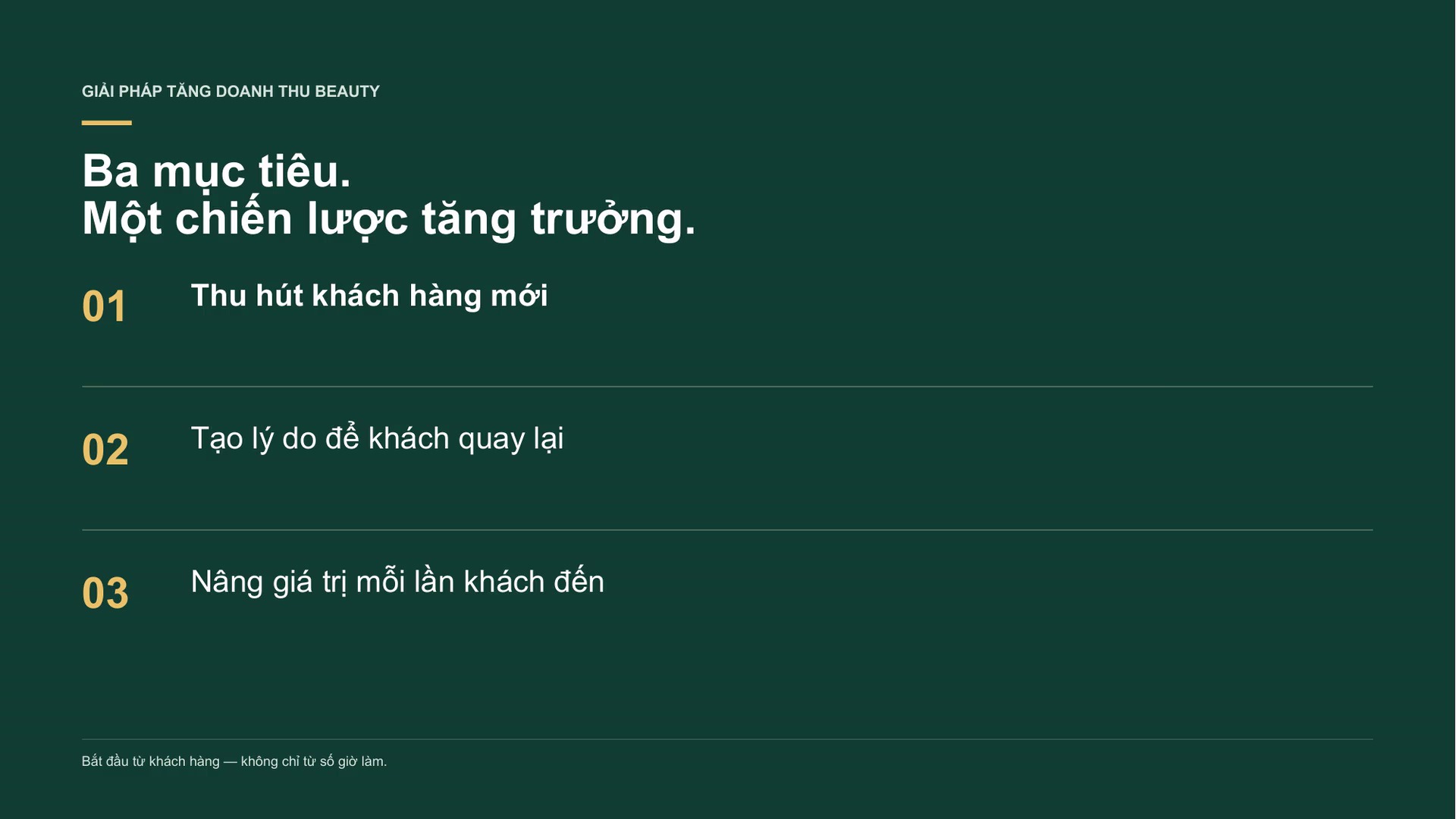 Slide ba mục tiêu tăng trưởng